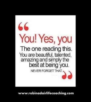 Robin Adair on YOU! #SheQuotes #Quote #beauty #self #esteem # ...