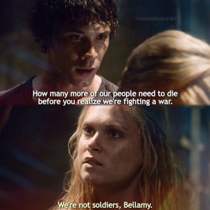 The100 - Bellamy and Clarke