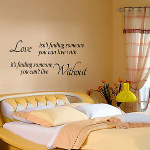 Love-Without-Quote-Wall-Sticker-Decal-Mural-Self-Adhesive-Paper-Art ...