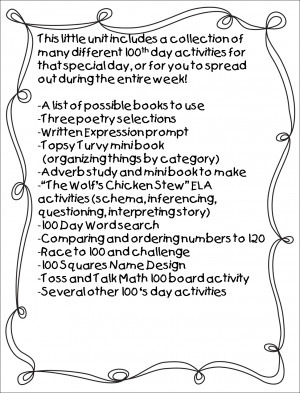 Hip Hip Hooray! It's the 100th day!