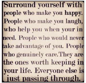 Getting rid of the negative people in my life. Not worried about it ...