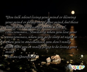 Quotes About Losing Your Mind