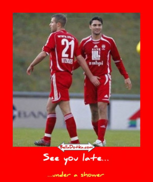 See you later is a funny optical illusion involving two soccer players ...