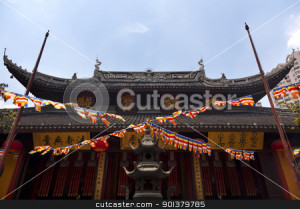 China Shanghai March Jade Buddha Temple Buddhist