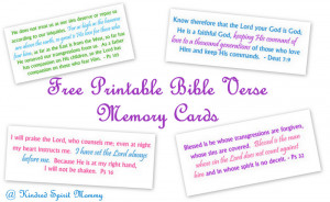 Free Printable Scripture Art Memory Cards!