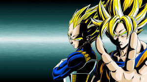 Super Saiyan 1 Goku Vegeta Wallpaper