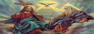 THE MOST HOLY TRINITY (feast day June 3) Facebook Cover