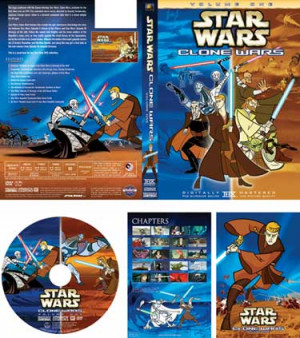 star wars clone wars disc art back cover art chapter list star wars ...