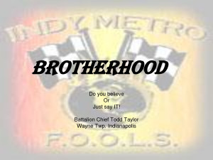 BROTHERHOOD by decree