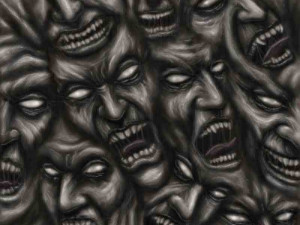 EVIL DEMON FACES SMILING Image