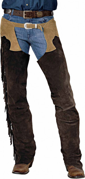 Men 39 s Western Leather Chaps