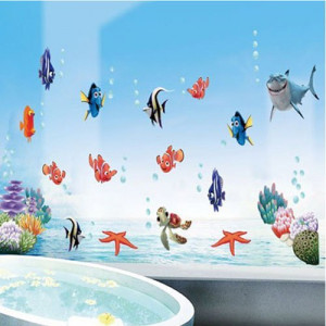Details about Finding Nemo Wall Stickers Kids Rooms Decor Cartoon ...