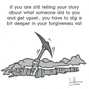 Dig Deeper to find forgiveness