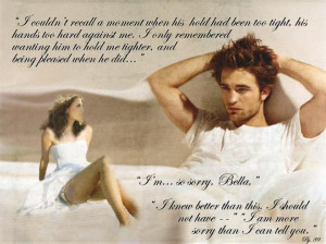 bella and edward cullen this is the quote i really like it. in ...