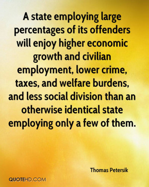 state employing large percentages of its offenders will enjoy higher ...