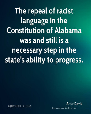 The repeal of racist language in the Constitution of Alabama was and ...