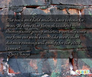 Track And Field Quotes Posted