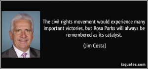 The civil rights movement would experience many important victories ...