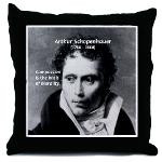 Arthur Schopenhauer Truth Throw Pillow