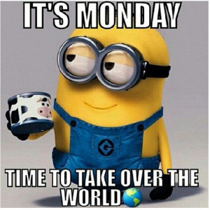 Minion MondayFelt, Cups, Minions Mondays, Happy Mondays Quotes ...