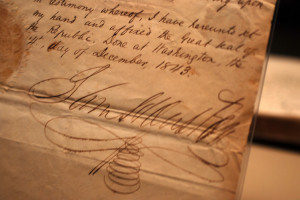 Sam Houston’s signature