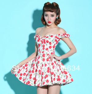 50s dresses fashion style woman photography