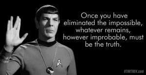 Does Spock’s logic affirm the Cosmological Argument?