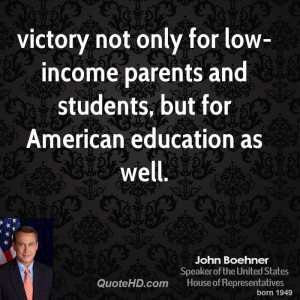 victory not only for low-income parents and students, but for American ...