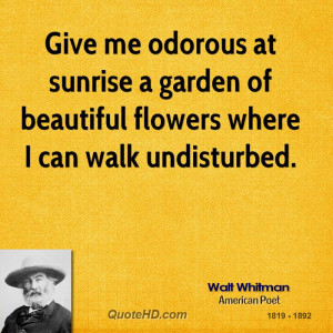 Walt Whitman Nature Quotes