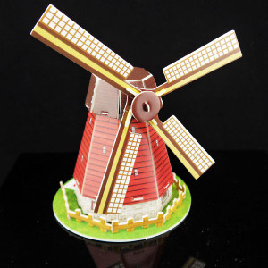 Pictures holland windmill 3d puzzle weltberuehmt der bau world famo ...