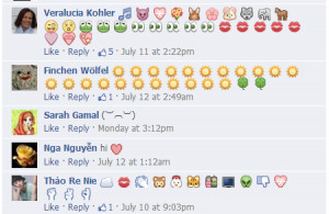 how do you make facebook emoticons