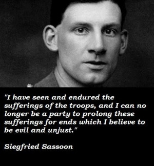 Siegfried sassoon famous quotes 3