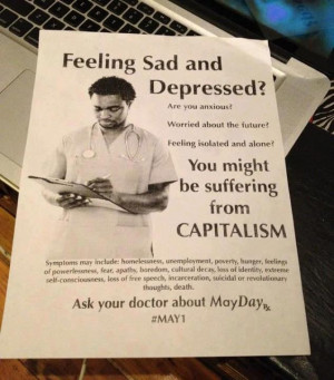 ... feeling isolated and alone you might be suffering from capitalism