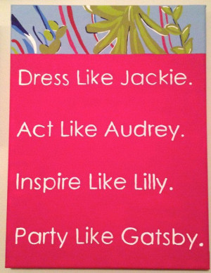 9x12 Hand Painted Lilly Pulitzer Print & Quote by PreppyGraphics, $40 ...