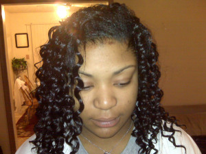 full sew in weave with edges side part out