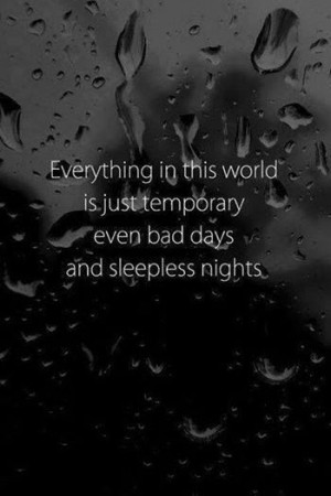 Just have to keep moving forward.