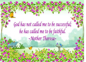 He Has Called Me To Be Faithful