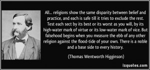 All Religions Show The Same Disparity Between Belief And Practice