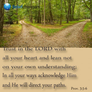 Trust Him to lead | Bible Verses