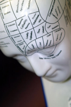 ... response to my joke about phrenology. She said (approximately