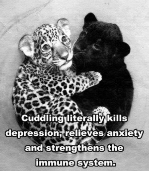 We all need to cuddle more! :)