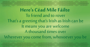 WS_friend-and-to-rover_Blessing_Heres-cead-mile-failte_600 Irish ...