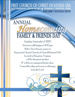 Homecoming/Family & Friends Day