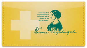 Florence Nightingale Checkbook Cover