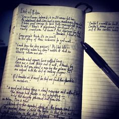 Mike Donehey's notes on the first four pages of the book 