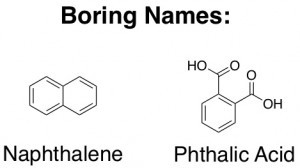 In organic chemistry, we don’t get a lot of fun names. Biology has ...