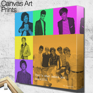 one direction group quote 1 square wall art