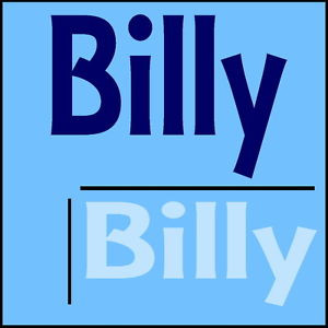 Billy-Quote-Wall-Sticker-31x75cm-Vinyl-Transfer-Boys-Bedroom-Door ...