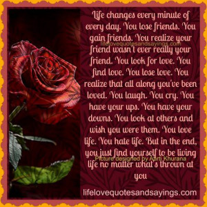 Quotes About Love And Life Changes Pictures