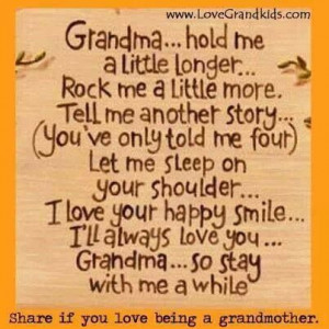 Love being a grandma.